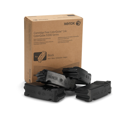 COLORQUBE 9201/9202/9203 BLACK SOLID INK (4Pk) (XER108R00836)