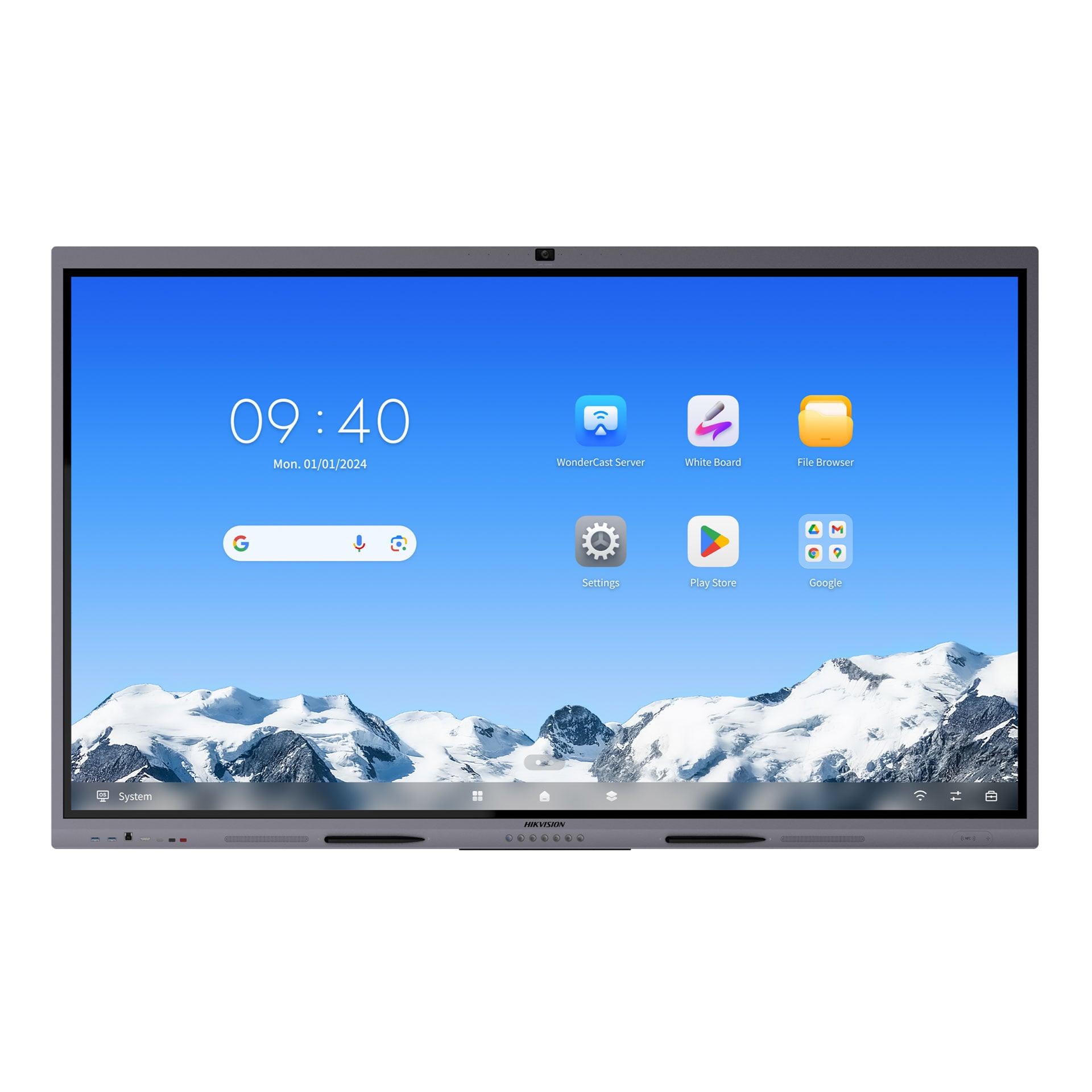 Интерактивен дисплей Hikvision DS-D5C86RB/B2L, 85'', EDLA, с камера, DLED, 5 ms, 60 Hz | JAR Computers Интерактивен дисплей Hikvision DS-D5C86RB/B2L, 85'', EDLA, с камера, DLED, 5 ms, 60 Hz