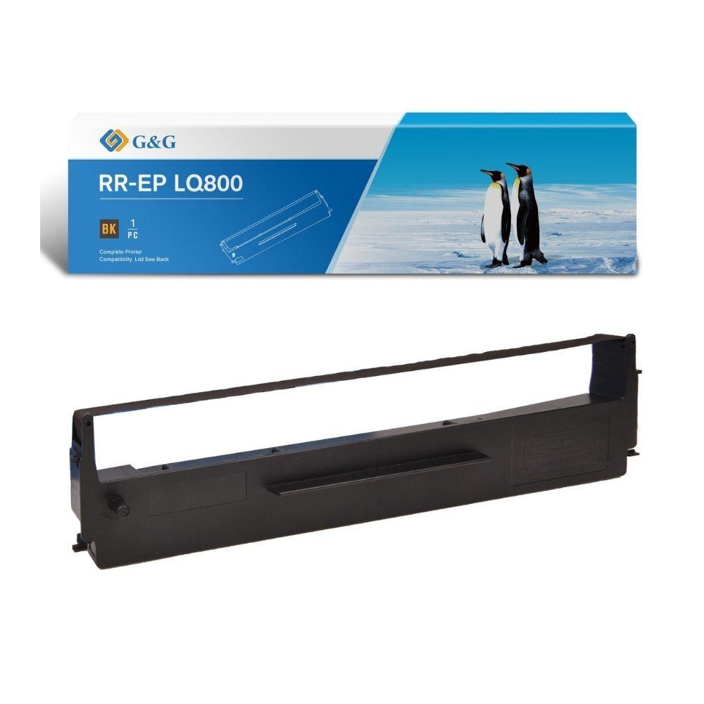 Лента G&G Black ERC-19 за матричен принтер, съвместима с Epson LQ200/800/LX300/MX80 | JAR Computers Лента G&G Black ERC-19 за матричен принтер, съвместима с Epson LQ200/800/LX300/MX80