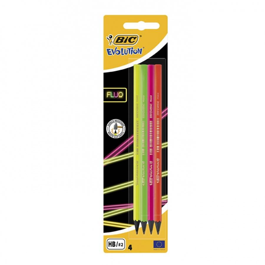 Молив без гума BIC Evolution FLUO, | JAR Computers Молив без гума BIC Evolution FLUO,