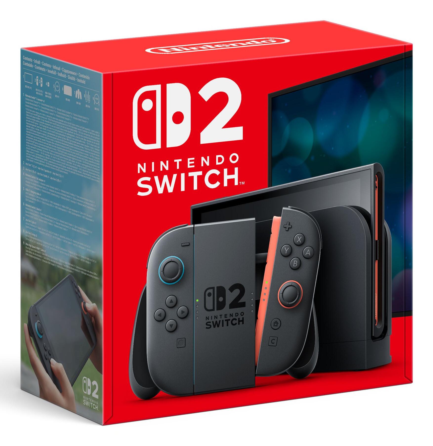 Nintendo Switch 2 портативна конзола за игра 20,1 см (7.9") 256 GB Тъчскрийн Wi-Fi Черен | JAR Computers Nintendo Switch 2 портативна конзола за игра 20,1 см (7.9") 256 GB Тъчскрийн Wi-Fi Черен