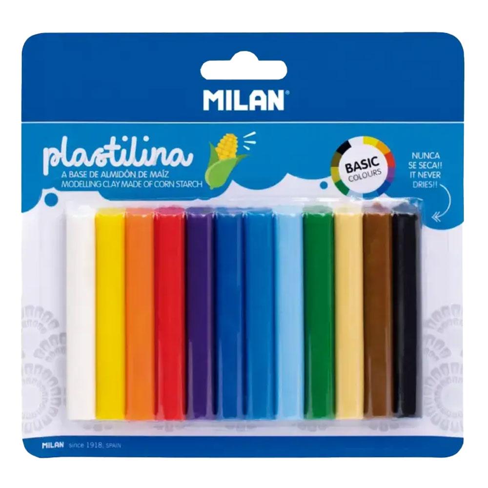 Моделин Milan 140гр 12 цвята | JAR Computers Моделин Milan 140гр 12 цвята