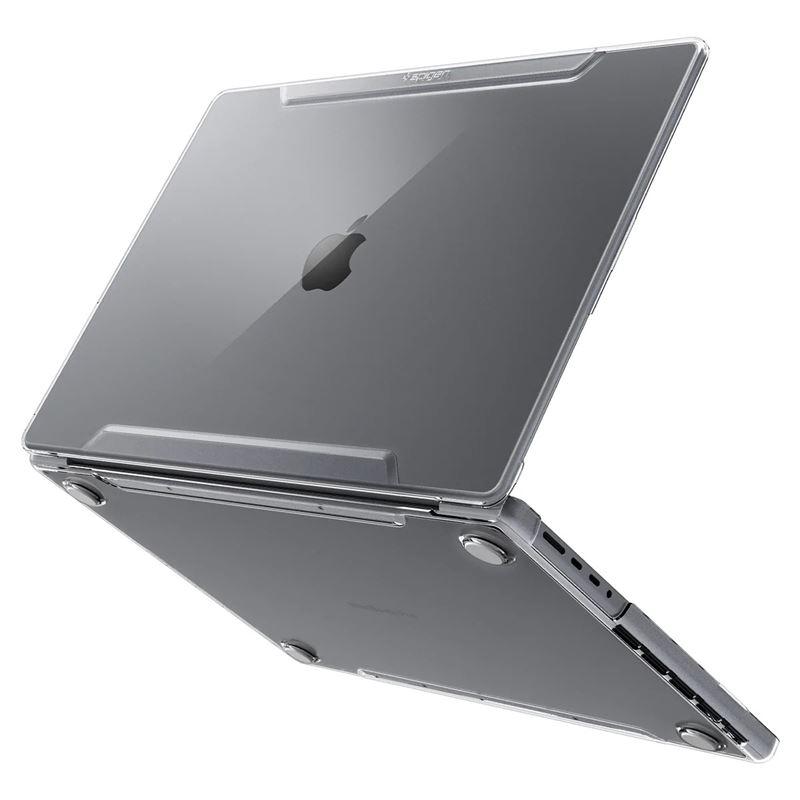 Предпазен поликарбонатов кейс за Apple MacBook Pro 16 M1 (2021), MacBook Pro 16 M2 (2023) - Spigen Thin Fit Case (прозрачен) | JAR Computers Предпазен поликарбонатов кейс за Apple MacBook Pro 16 M1 (2021), MacBook Pro 16 M2 (2023) - Spigen Thin Fit Case (прозрачен)