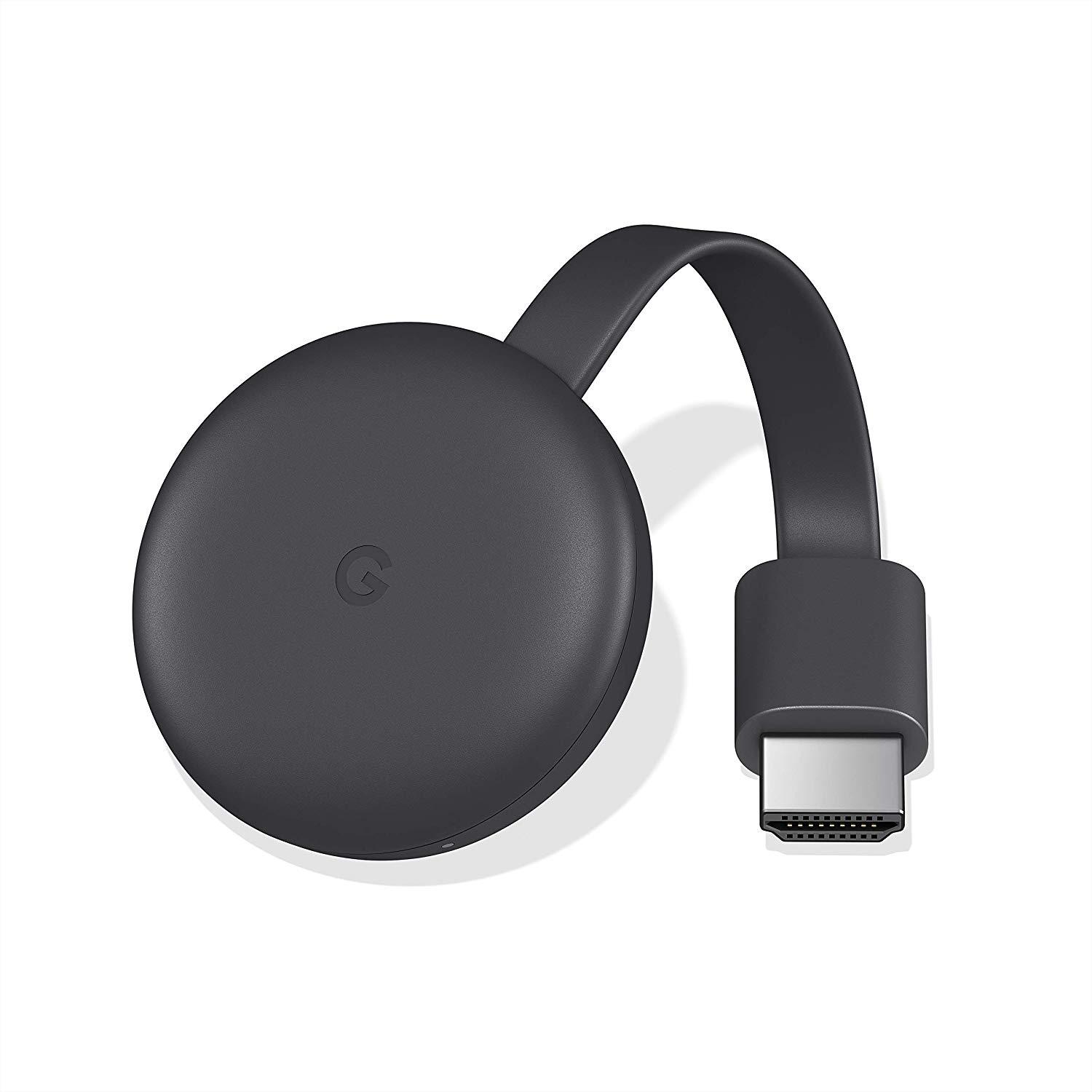 Прехвърлете и вижте всичко от вашето мобилно устройство на телевизора - Google Chromecast 3.0 (черен) | JAR Computers Прехвърлете и вижте всичко от вашето мобилно устройство на телевизора - Google Chromecast 3.0 (черен)