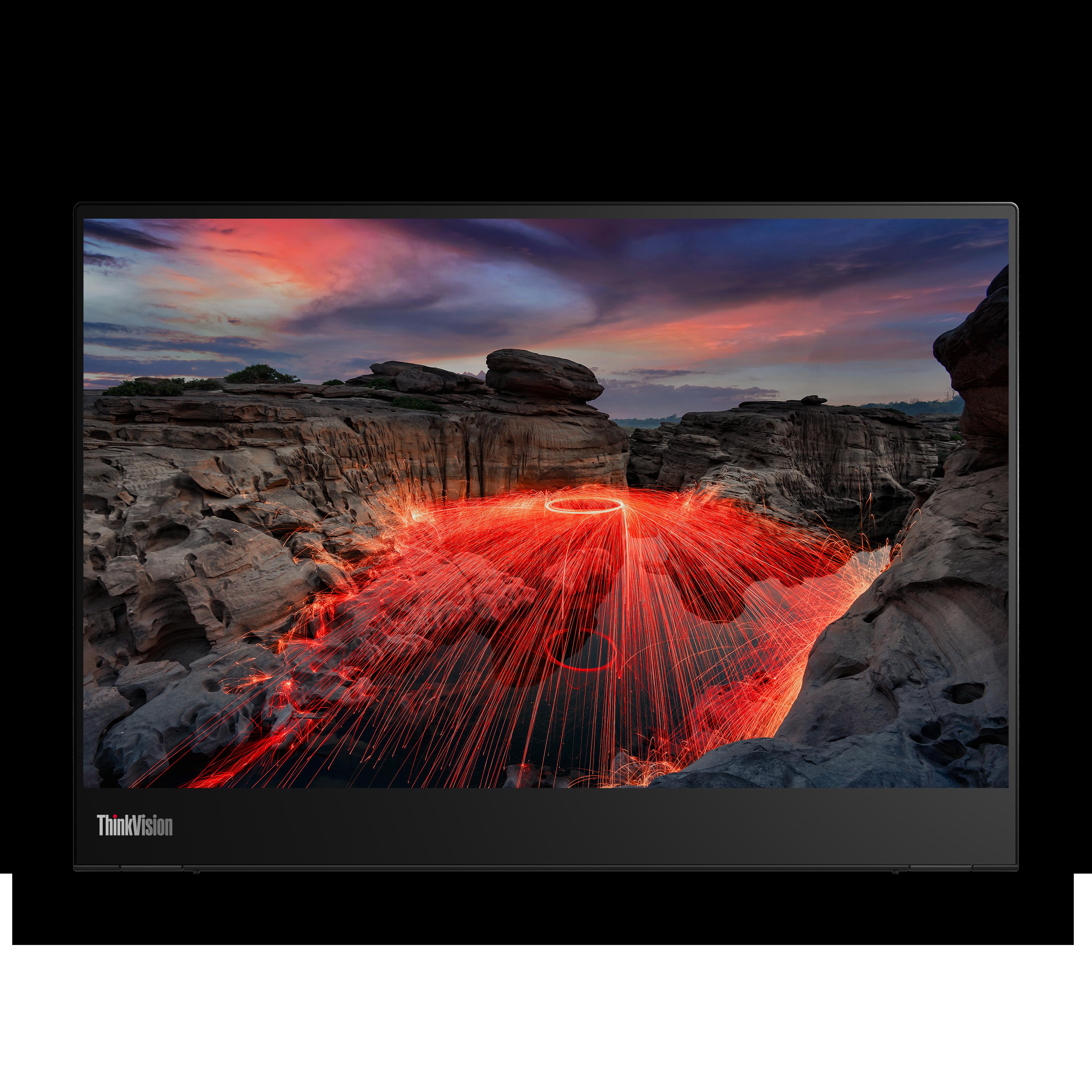 Преносим монитор Lenovo 14" Monitor ThinkVision M14t Gen 2 / 63FDUAT6WL Black - PN 63FDUAT6WL | JAR Computers Преносим монитор Lenovo 14" Monitor ThinkVision M14t Gen 2 / 63FDUAT6WL Black - PN 63FDUAT6WL