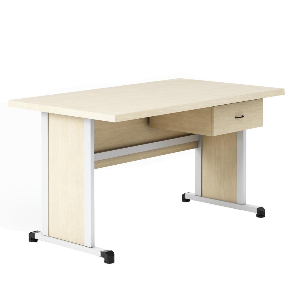 RFG Учителска маса Edu, над VIII клас, 1200 х 700 х 750 mm, цвят дъб, сив метал | JAR Computers RFG Учителска маса Edu, над VIII клас, 1200 х 700 х 750 mm, цвят дъб, сив метал