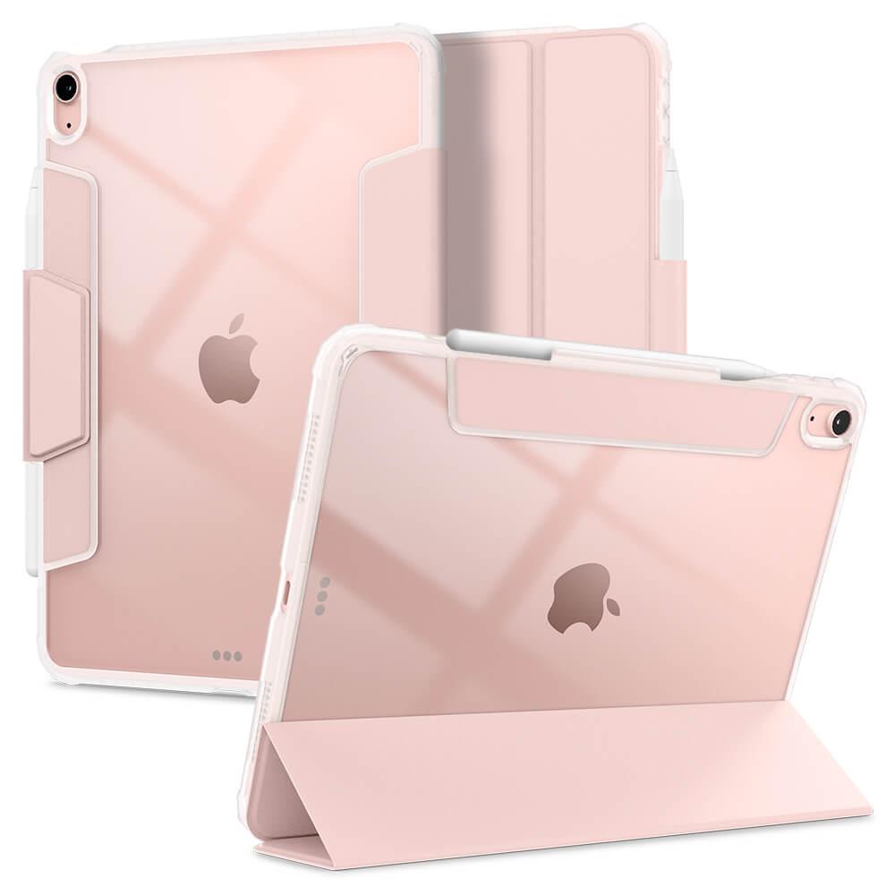 Spigen Ultra Hybrid Pro Case - удароустойчив хибриден кейс от най-висок клас за iPad Air 5 (2022), iPad Air 4 (2020) (розово злато)