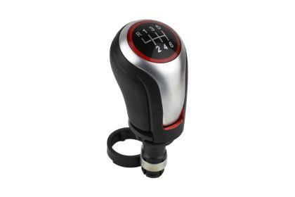 Топка за скоростен лост за VW Golf 5 / 6 / 7 / Scirocco / Jetta / Eos с 6 скорости - черна / силвър | JAR Computers Топка за скоростен лост за VW Golf 5 / 6 / 7 / Scirocco / Jetta / Eos с 6 скорости - черна / силвър