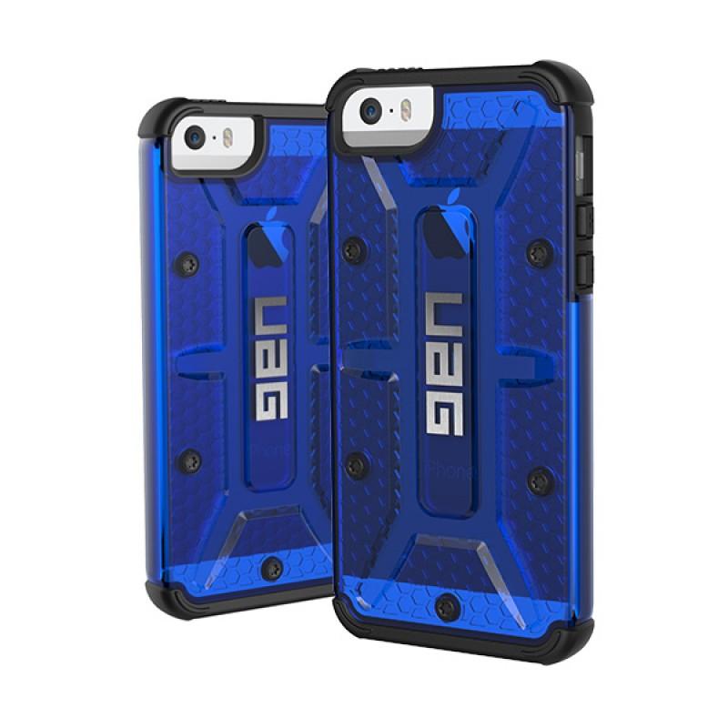 Удароустойчив хибриден кейс за iPhone 5, iPhone 5S, iPhone SE - Urban Armor Gear Plasma (син-прозрачен) | JAR Computers Удароустойчив хибриден кейс за iPhone 5, iPhone 5S, iPhone SE - Urban Armor Gear Plasma (син-прозрачен)
