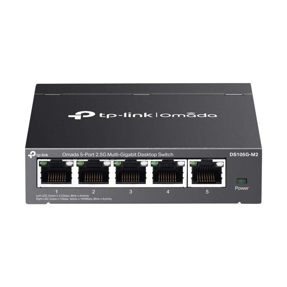 $$$5-портов 2.5G мулти-гигабитов неуправляем настолен комутатор TP-Link DS105G-M2$$$
