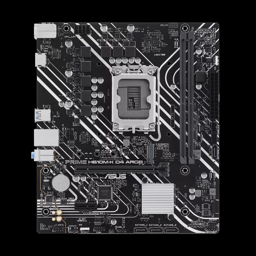 ASUS PRIME H610M-K-D4 ARGB | JAR Computers ASUS PRIME H610M-K-D4 ARGB