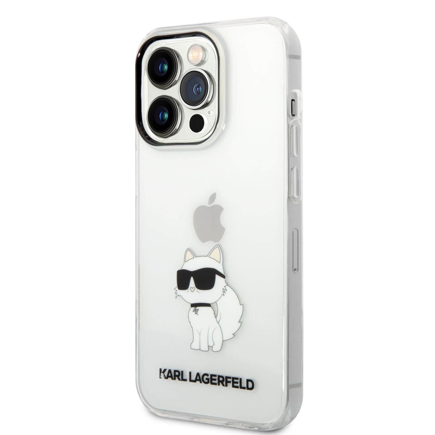Дизайнерски силиконов кейс за iPhone 14 Pro Max - Karl Lagerfeld IML Choupette NFT Case (прозрачен) | JAR Computers Дизайнерски силиконов кейс за iPhone 14 Pro Max - Karl Lagerfeld IML Choupette NFT Case (прозрачен)