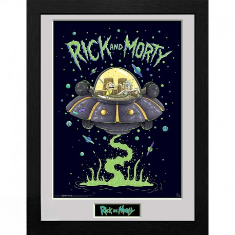 GBEYE RICK AND MORTY - Framed print &quot;Ship&quot; (30x40)