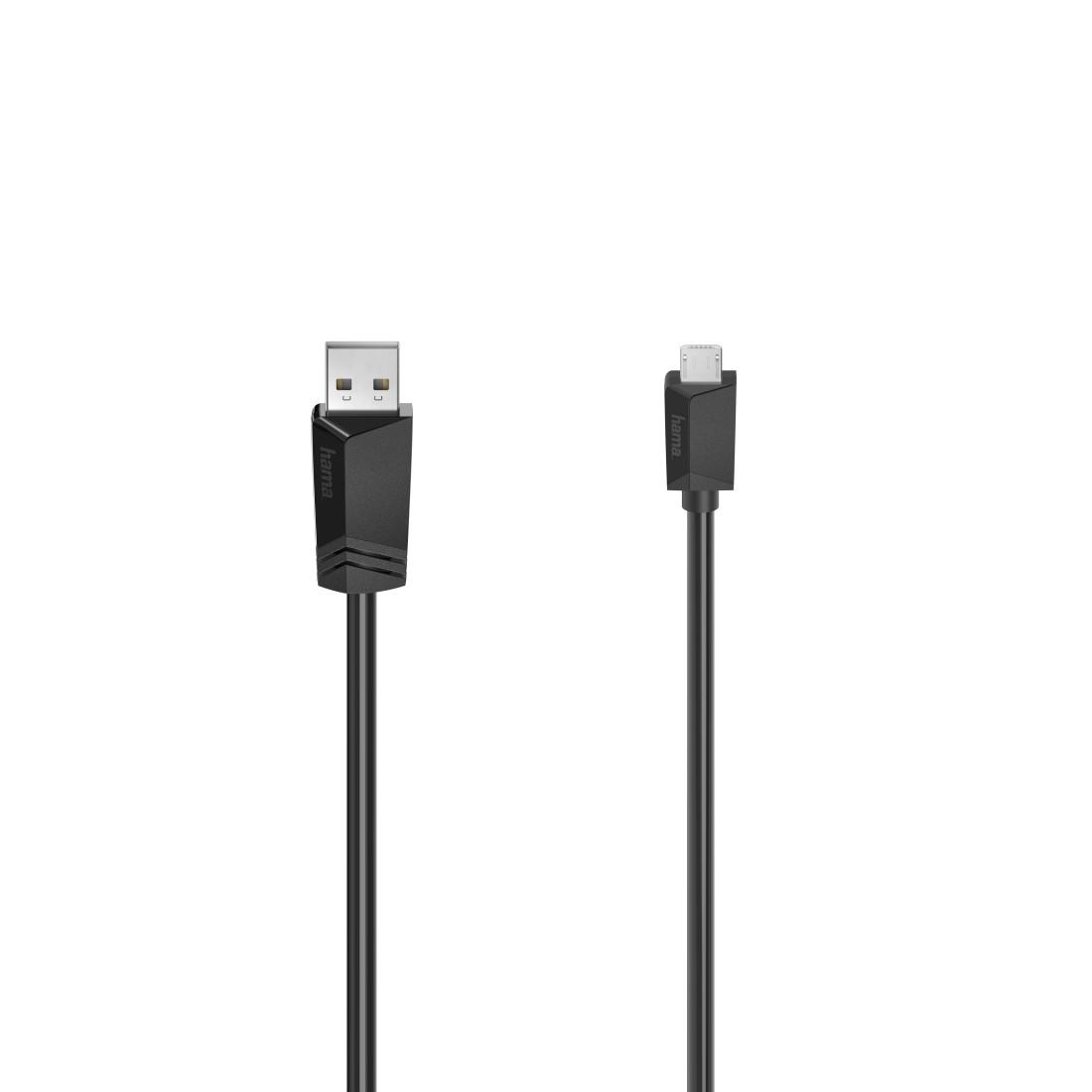 Hama 00200608 USB кабел USB 2.0 1,5 м Micro-USB A USB A 0,48 Гбит/с Черен | JAR Computers Hama 00200608 USB кабел USB 2.0 1,5 м Micro-USB A USB A 0,48 Гбит/с Черен