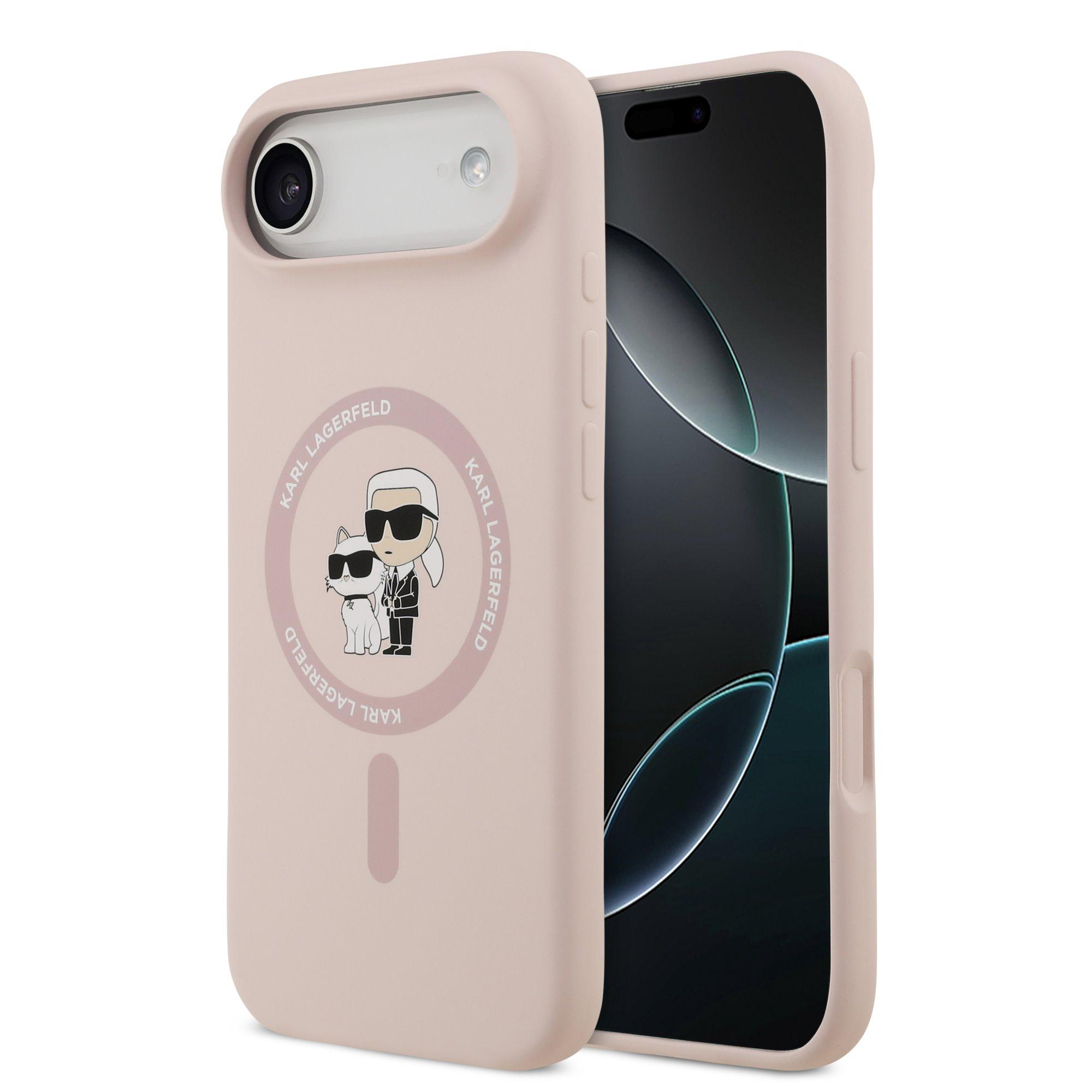 Karl Lagerfeld Калъф Apple iPhone 17 Air, Liquid Silicone K/C MagSafe /розов/ - KLHMP17MSCMKCRHP | JAR Computers Karl Lagerfeld Калъф Apple iPhone 17 Air, Liquid Silicone K/C MagSafe /розов/ - KLHMP17MSCMKCRHP