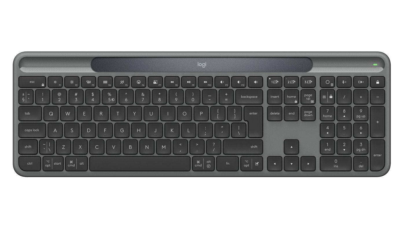 Клавиатура Logitech Keyboard Signature Slim Solar+ K980 US Graphite - PN 920-013764 | JAR Computers Клавиатура Logitech Keyboard Signature Slim Solar+ K980 US Graphite - PN 920-013764