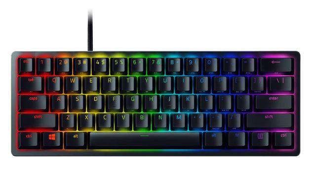 Механична клавиатура Razer - Huntsman V3 Pro Mini, Optical, RGB, бяла | JAR Computers Механична клавиатура Razer - Huntsman V3 Pro Mini, Optical, RGB, бяла