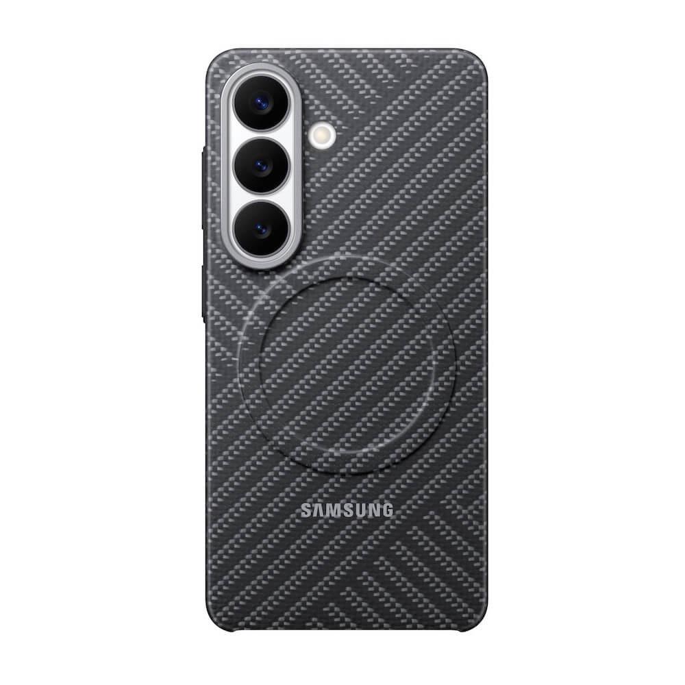Оригинален кевларен кейс с MagSafe за Samsung Galaxy S26 - Samsung Carbon Magnet Case EF-KS942SSE (сив) | JAR Computers Оригинален кевларен кейс с MagSafe за Samsung Galaxy S26 - Samsung Carbon Magnet Case EF-KS942SSE (сив)