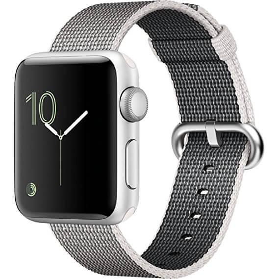 Оригинална текстилна каишка за Apple Watch 42мм, 44мм - Apple Pearl Band (Apple Box) (сив) | JAR Computers Оригинална текстилна каишка за Apple Watch 42мм, 44мм - Apple Pearl Band (Apple Box) (сив)