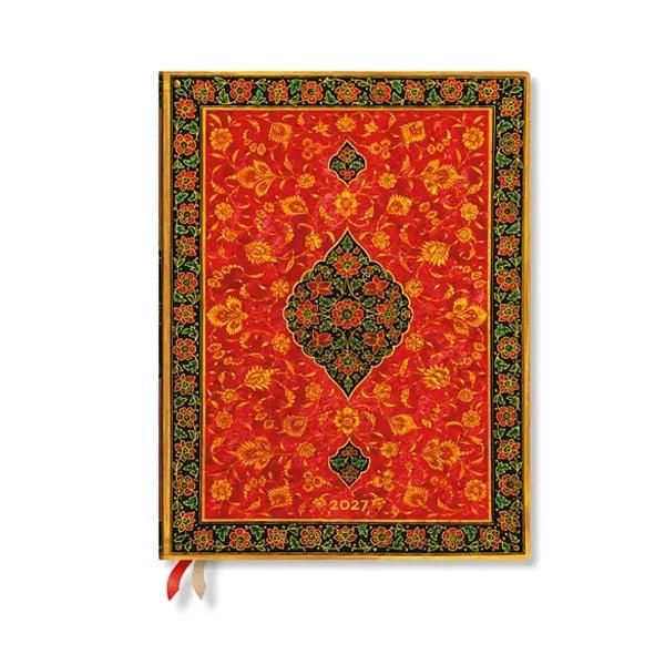 Paperblanks Планер Layla, Ultra, хоризонтален, твърда корица, 88 листа, за 2027 година