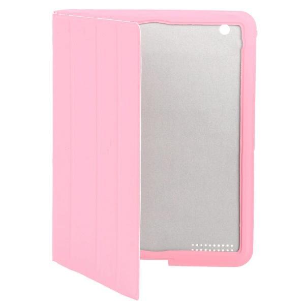 Полиуретанов калъф и поставка за iPad 4, iPad 3, iPad 2 - Fashion Protective Smart Cover (розов) | JAR Computers Полиуретанов калъф и поставка за iPad 4, iPad 3, iPad 2 - Fashion Protective Smart Cover (розов)
