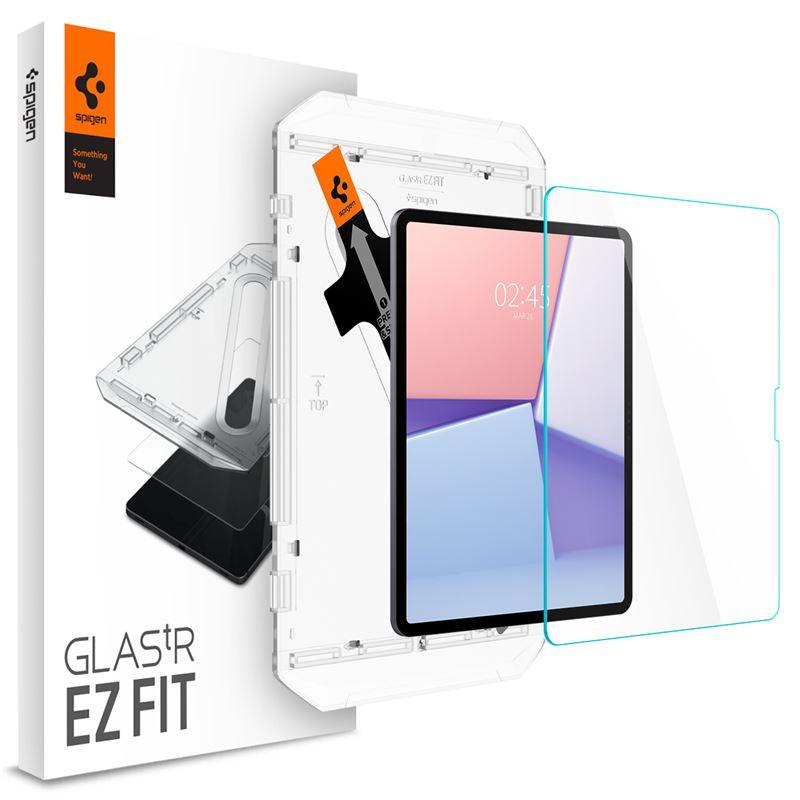Spigen Tempered Glass GLAS.tR EZ Fit - висококачествено стъклено защитно покритие за дисплея на iPad Air 13 (2024) (прозрачно)