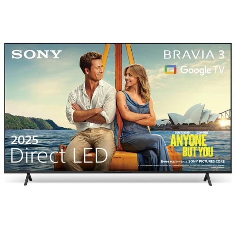 Телевизор Sony K43S35BP , 108 см, 3840x2160 UHD-4K , 43 inch, Android , LED  , Smart TV