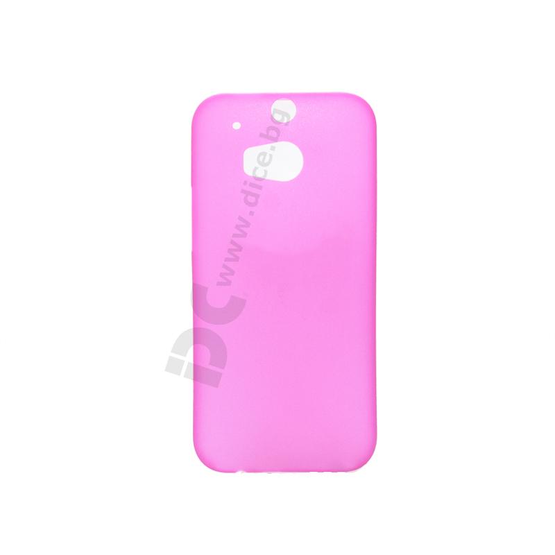 Тънък полимерен кейс (0.3 mm) за HTC ONE 2 M8 - Protective Slim Case (розов) | JAR Computers Тънък полимерен кейс (0.3 mm) за HTC ONE 2 M8 - Protective Slim Case (розов)