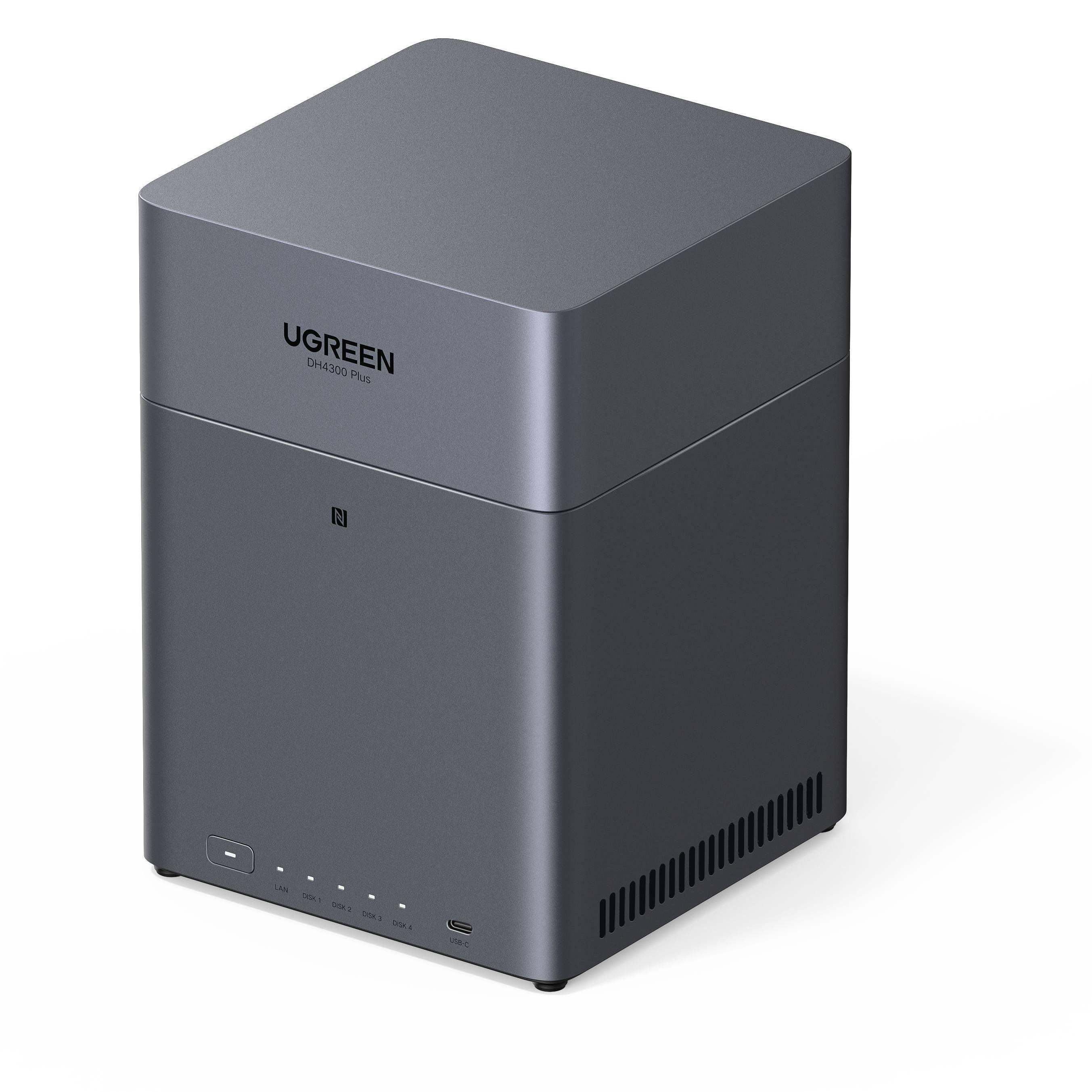 UGREEN Network Attached Storage (NAS) DH4300 Plus, 4-Bay Rockchip RK3588C Diskless | JAR Computers UGREEN Network Attached Storage (NAS) DH4300 Plus, 4-Bay Rockchip RK3588C Diskless