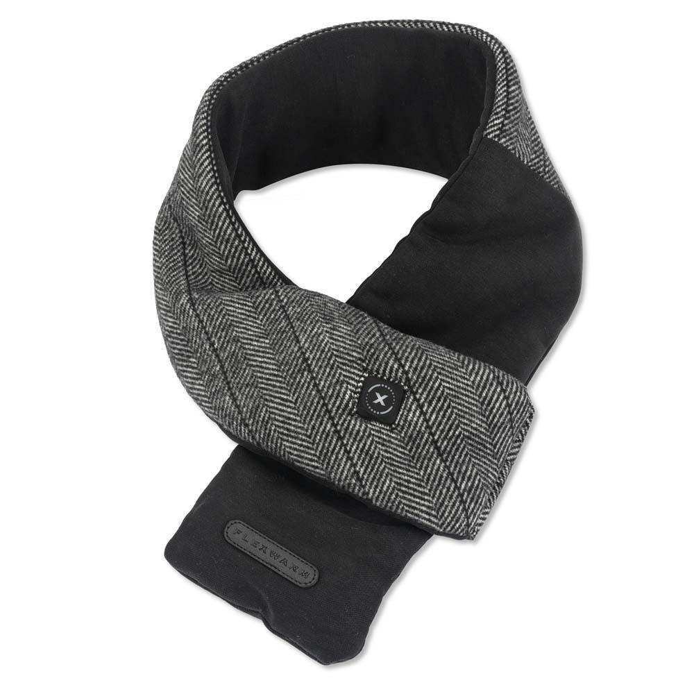 Зимен шал с подгряване и вградена батерия - Flexwarm Heated Scarf with Power Bank (сив) | JAR Computers Зимен шал с подгряване и вградена батерия - Flexwarm Heated Scarf with Power Bank (сив)