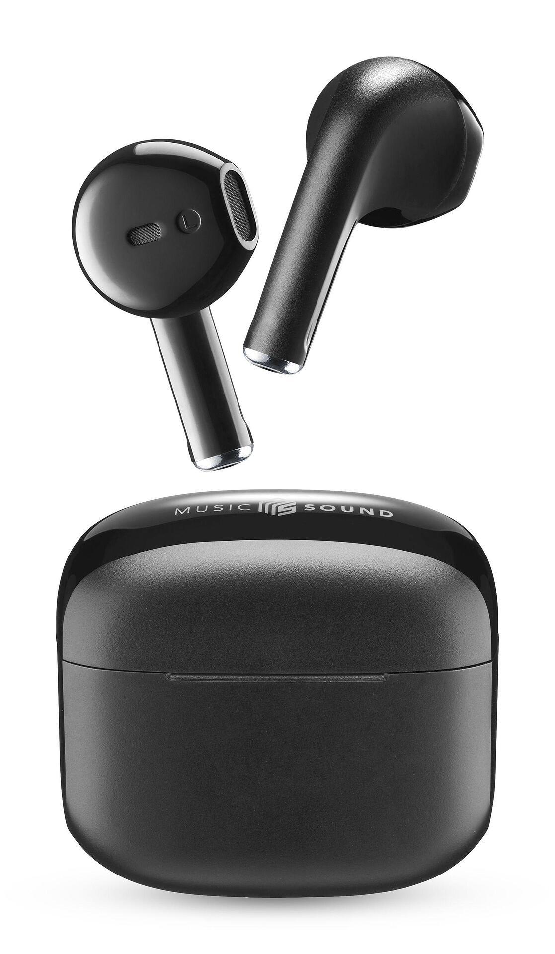 Bluetooth слушалки Music Sound Swag TWS, Черни | JAR Computers Bluetooth слушалки Music Sound Swag TWS, Черни