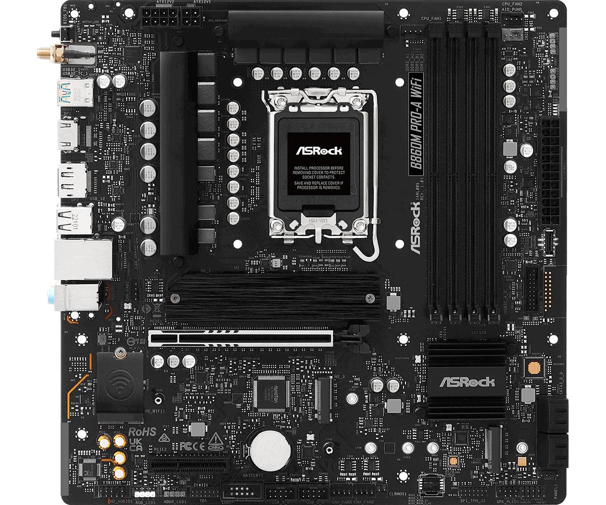 Дънна платка ASROCK B860M PRO-A WIFI (71600) | JAR Computers Дънна платка ASROCK B860M PRO-A WIFI (71600)