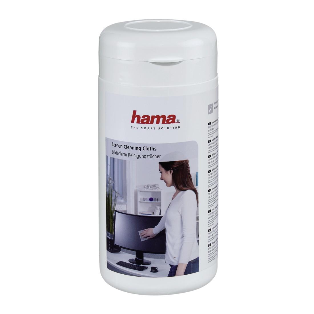 Hama 00113806 кърпа за почистване Полар Бяла 100 броя | JAR Computers Hama 00113806 кърпа за почистване Полар Бяла 100 броя