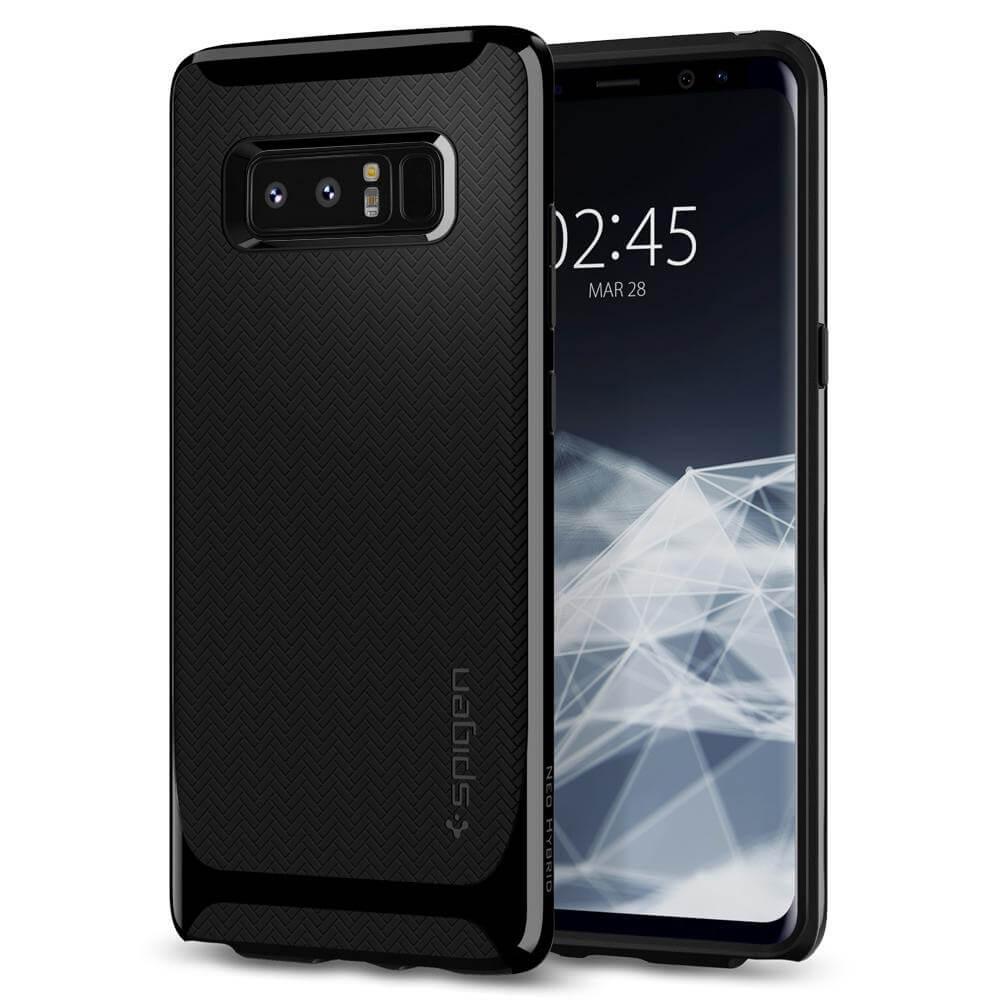 Хибриден кейс с висока степен на защита за Samsung Galaxy Note 8 - Spigen Neo Hybrid Case (черен-лъскав) | JAR Computers Хибриден кейс с висока степен на защита за Samsung Galaxy Note 8 - Spigen Neo Hybrid Case (черен-лъскав)
