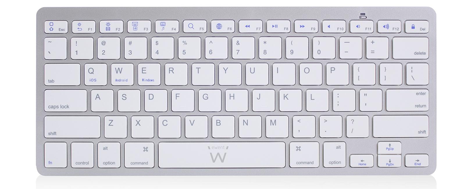 Клавиатура Ewent - EW3163, безжична, бяла | JAR Computers Клавиатура Ewent - EW3163, безжична, бяла