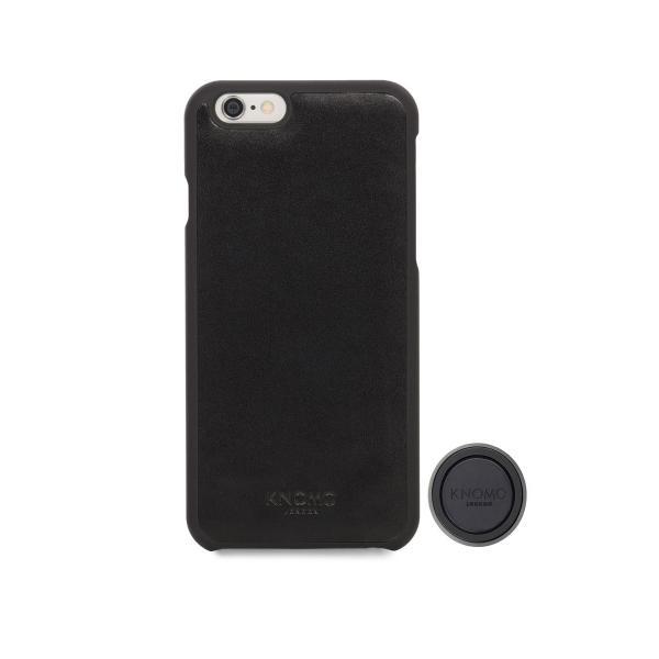 Кожен кейс (естествена кожа) с магнитна поставка за iPhone 6S, iPhone 6 - Knomo Moulded Mag Leather Case (черен) | JAR Computers Кожен кейс (естествена кожа) с магнитна поставка за iPhone 6S, iPhone 6 - Knomo Moulded Mag Leather Case (черен)