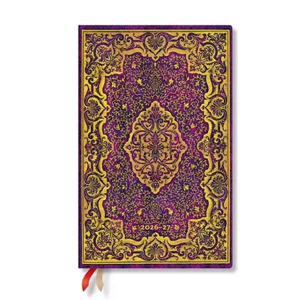 Paperblanks Планер Picaresque, Maxi, вертикален, твърда корица, 112 листа, за 2026-2027 година