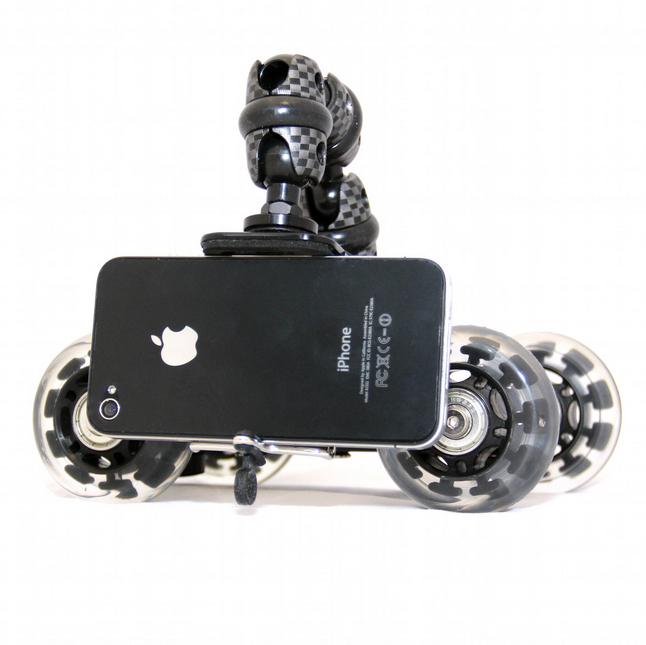 Подвижен стабилизатор и трипод за iPhone, GoPro и мобилни устройства - iStabilizer Dolly Smartphone Tripod | JAR Computers Подвижен стабилизатор и трипод за iPhone, GoPro и мобилни устройства - iStabilizer Dolly Smartphone Tripod