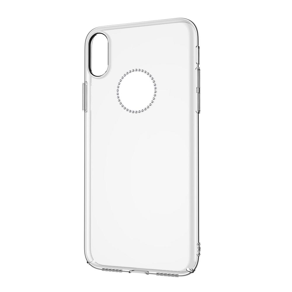 Поликарбонатов кейс за iPhone X (с кристали Сваровски) - Comma Crystal Shining Case (прозрачен) | JAR Computers Поликарбонатов кейс за iPhone X (с кристали Сваровски) - Comma Crystal Shining Case (прозрачен)