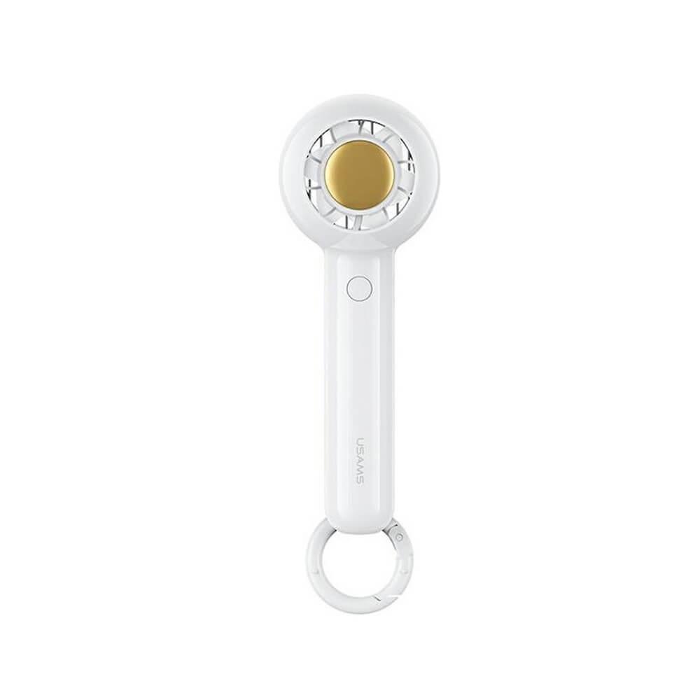 Преносим мини вентилатор с презареждаема батерия - Usams Candy Portable Handheld Mini Fan (бял) | JAR Computers Преносим мини вентилатор с презареждаема батерия - Usams Candy Portable Handheld Mini Fan (бял)