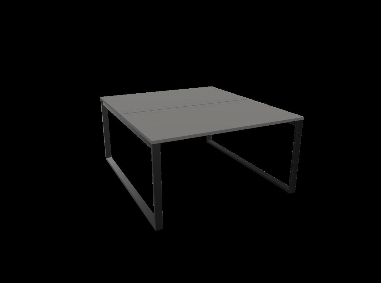 Работна станция с две места SQart Workbench,черна рамка, 1400x1600x740 мм, ПДЧ 25мм, тъмносиво | JAR Computers Работна станция с две места SQart Workbench,черна рамка, 1400x1600x740 мм, ПДЧ 25мм, тъмносиво