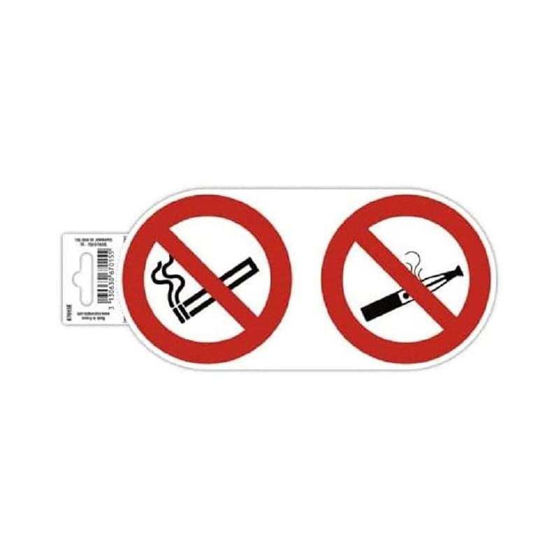 Самозалепващ знак Exacompta, с пиктограма Забранено пушенето, ф10 см, PVC фолио150 mic | JAR Computers Самозалепващ знак Exacompta, с пиктограма Забранено пушенето, ф10 см, PVC фолио150 mic