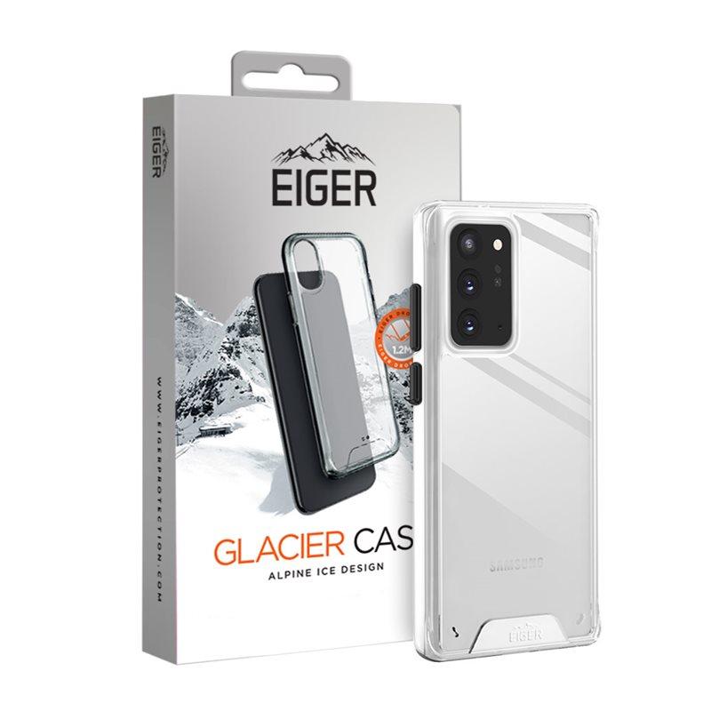 Удароустойчив хибриден кейс за Samsung Galaxy Note 20 Ultra - Eiger Glacier Case (прозрачен) | JAR Computers Удароустойчив хибриден кейс за Samsung Galaxy Note 20 Ultra - Eiger Glacier Case (прозрачен)