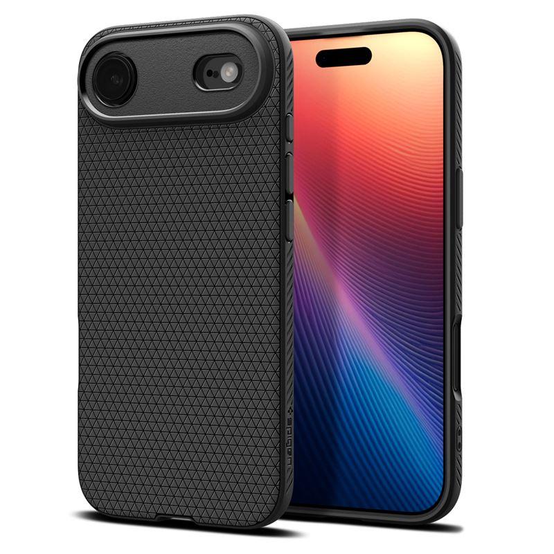 Удароустойчив силиконов (TPU) калъф за iPhone 17 Air - Spigen Liquid Air Case (черен) | JAR Computers Удароустойчив силиконов (TPU) калъф за iPhone 17 Air - Spigen Liquid Air Case (черен)
