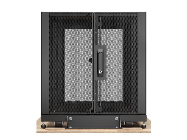 APC NetShelter SX 12U Server Rack Enclosure 600mm x 1070mm w/ Sides Black Shock Packaging