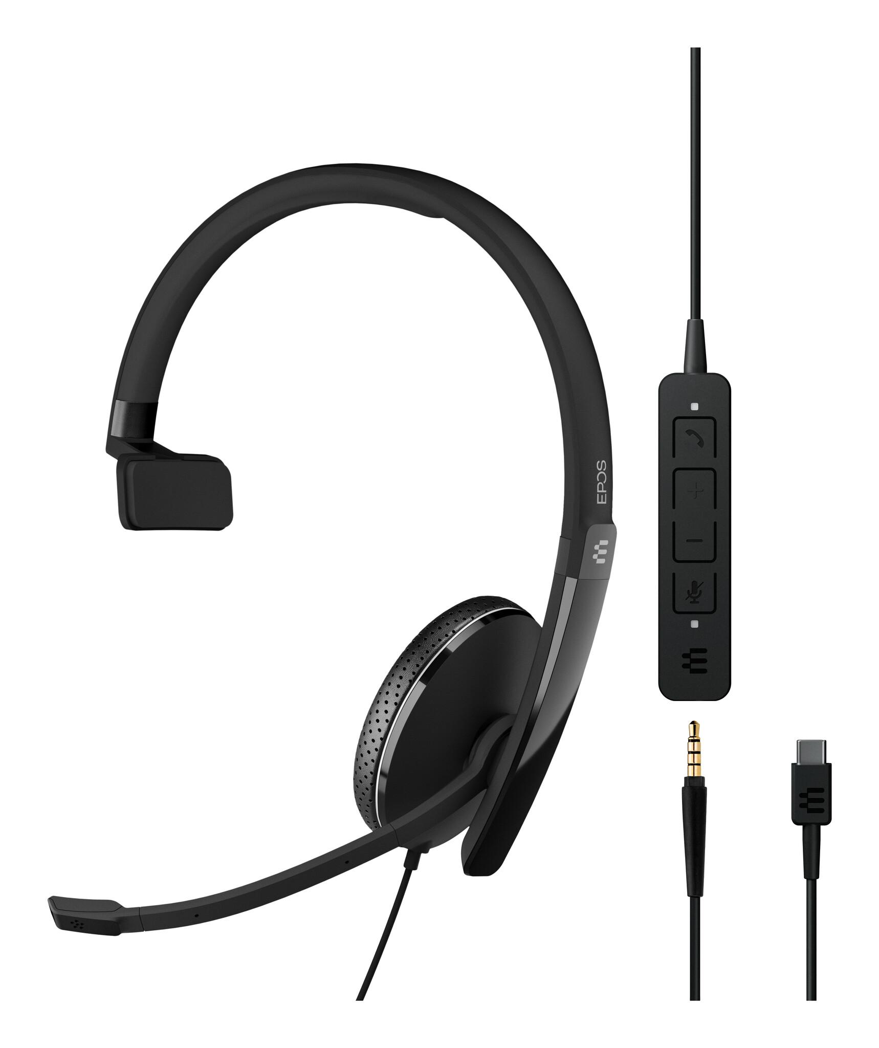 EPOS ADAPT 135 USB-C II Слушалки Жичен Лента за глава Офис/Център за обаждания UBS тип C Черен