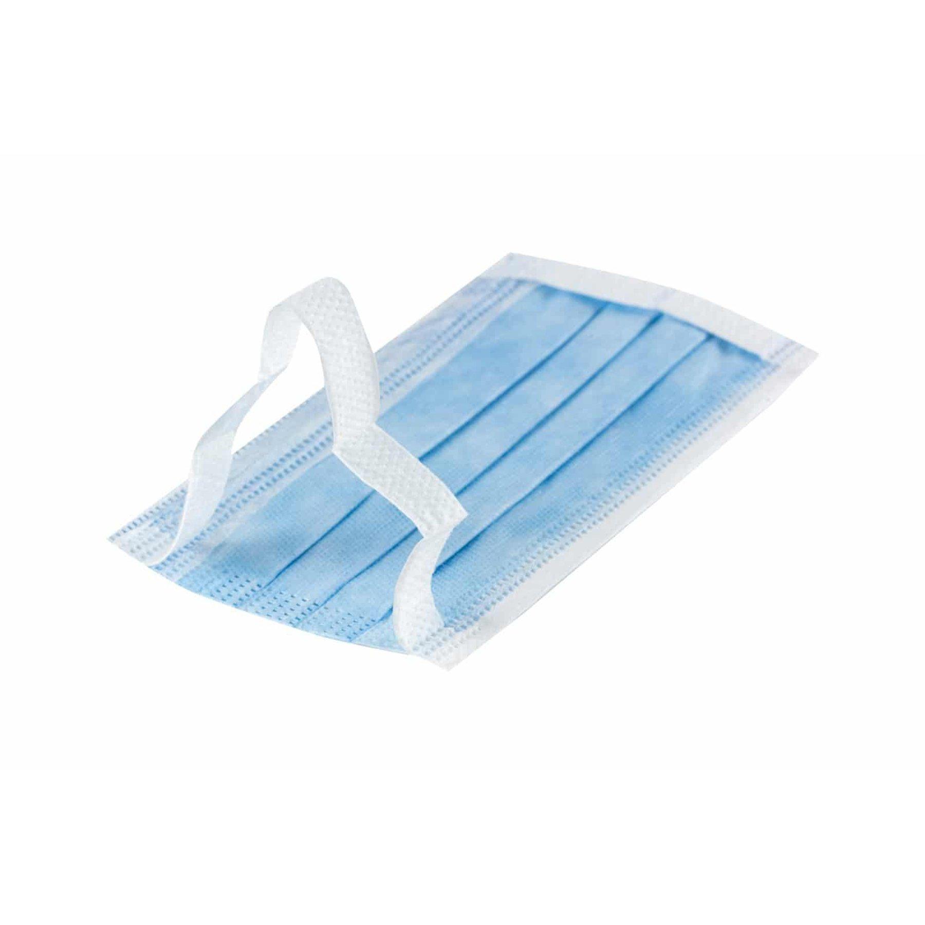 Hunts Маска за еднократна употреба, светлосиня, с широк ластик | JAR Computers Hunts Маска за еднократна употреба, светлосиня, с широк ластик