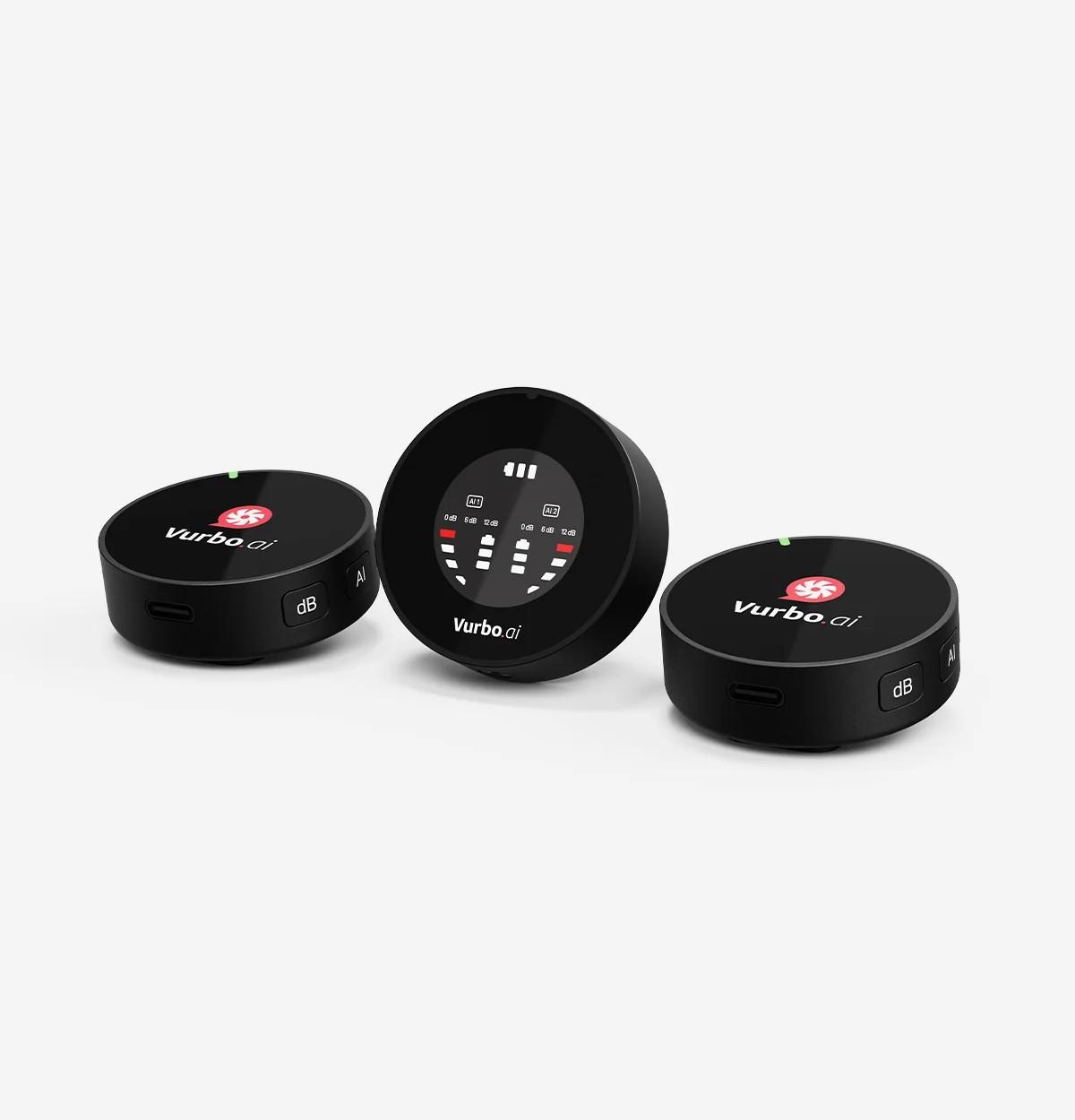 IPEVO AI WIRELESS MIC DUO + Vurbo.ai Adv-10Hr – безжичен комплект с два Lavalier микрофона | JAR Computers IPEVO AI WIRELESS MIC DUO + Vurbo.ai Adv-10Hr – безжичен комплект с два Lavalier микрофона