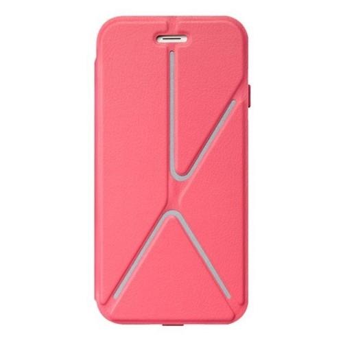 Кожен калъф и поставка за iPhone 6 Plus, iPhone 6S Plus - SwitchEasy Rave Folio Case (розов) | JAR Computers Кожен калъф и поставка за iPhone 6 Plus, iPhone 6S Plus - SwitchEasy Rave Folio Case (розов)
