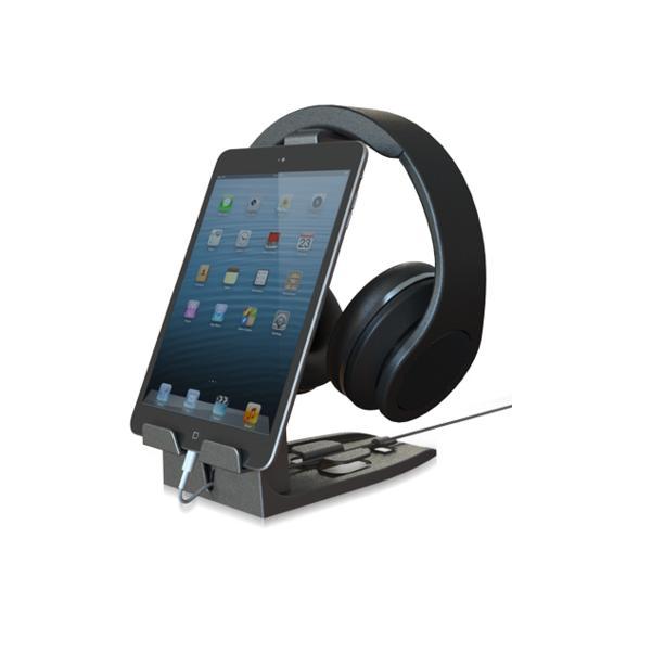 Компактна поставка за таблети и слушалки - Allsop Headset Hanger Hangout | JAR Computers Компактна поставка за таблети и слушалки - Allsop Headset Hanger Hangout